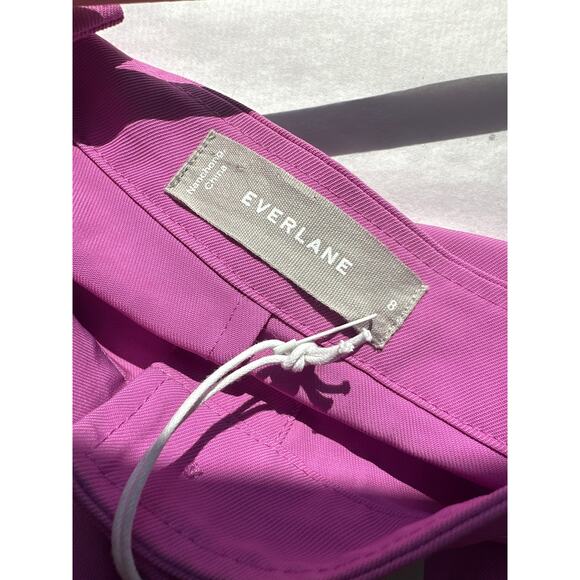 Everlane The Japanese Goweave Picnic Midi Dress Purple Fuchsia NEW Size 8 - Picture 9 of 14